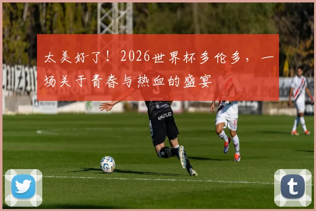 太美好了！2026世界杯多伦多，一场关于青春与热血的盛宴