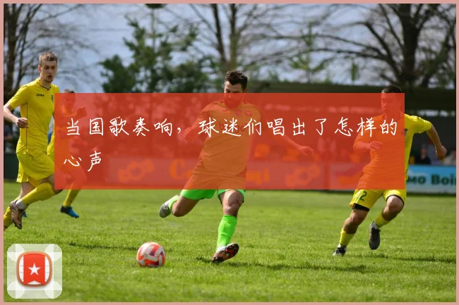 当国歌奏响，球迷们唱出了怎样的心声